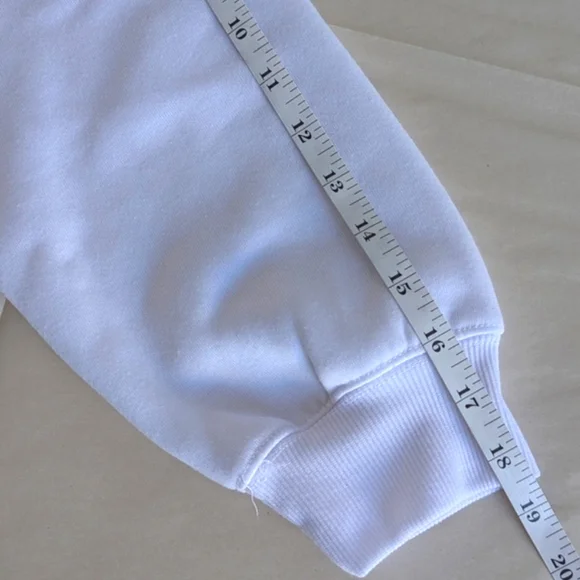 Faded Rose Los Angeles & Cherry Graphic Off-shoulder Long Sleeve Sweatshirt sz M - Picture 8 of 8